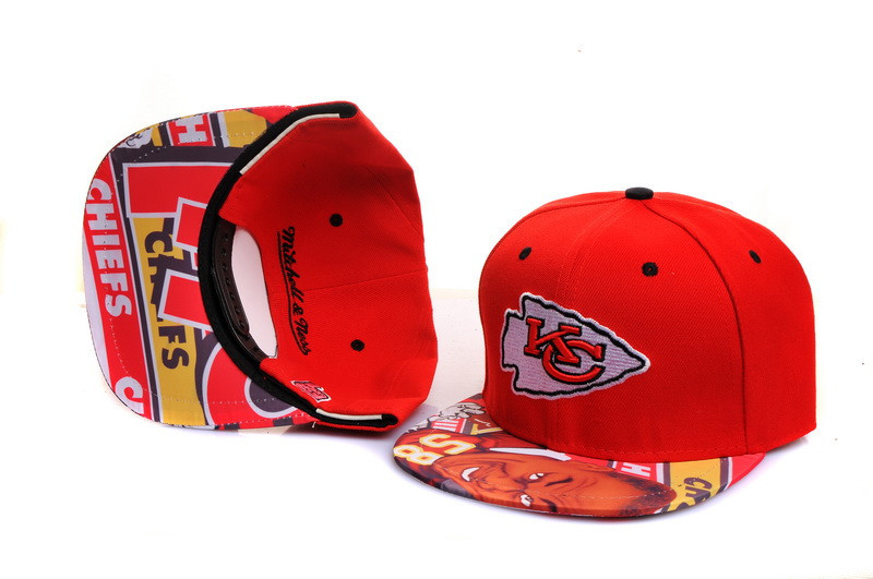 NFL Kansas City Chiefs M&N Strapback Hat id03